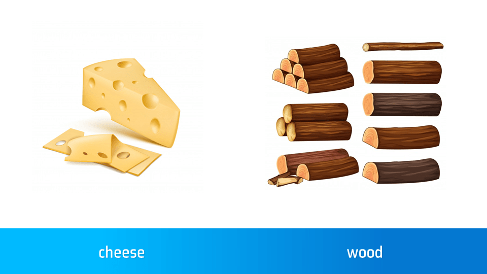 cheese, wood