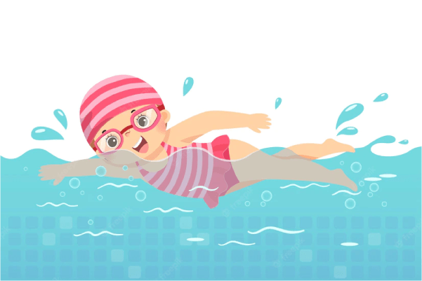 Marie learned to swim when she was just three years old.