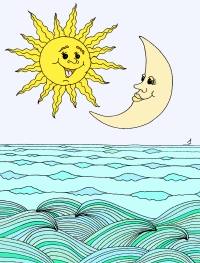 HOW THE SUN AND THE MOON WERE MADE