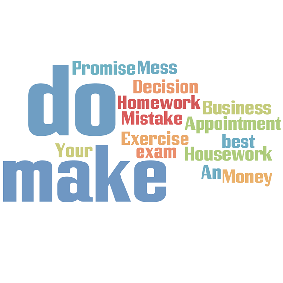 PHRASES WITH DO, GET AND MAKE