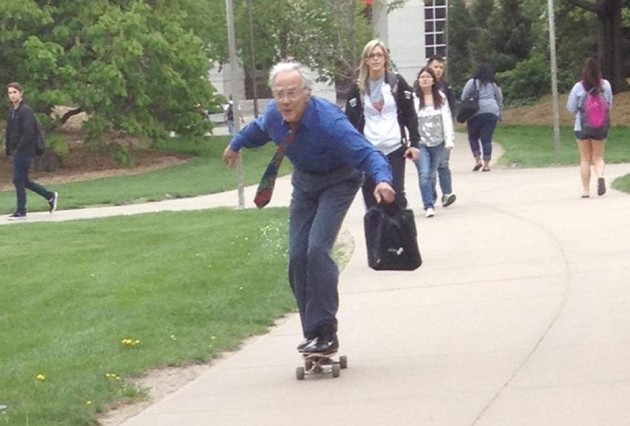 SEVENTY-YEAR-OLD COLLEGE STUDENT